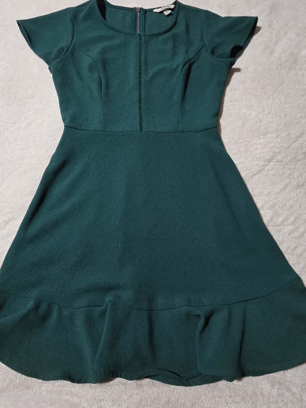 Speechless Dark Teal Fit & Flare Mini Dress
